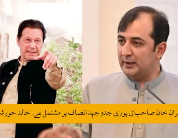 Imran Khan and Khalid Khursheed